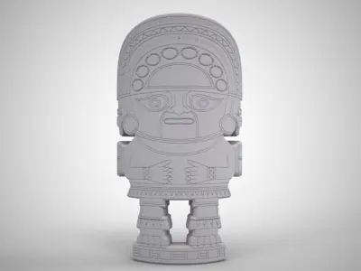 Inca God 3D print model