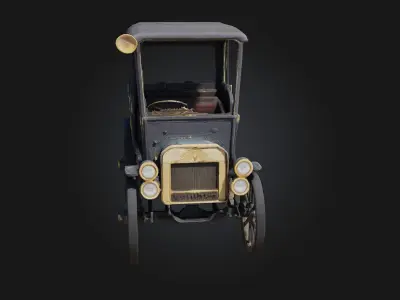 Vintage Elegance  A Glimpse into Timeless Refinement 3D model