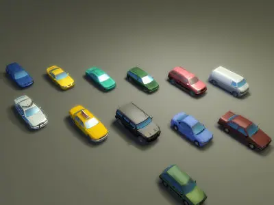 City Car Collection 3D model