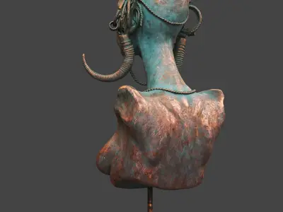 Mursi Woman 3D model