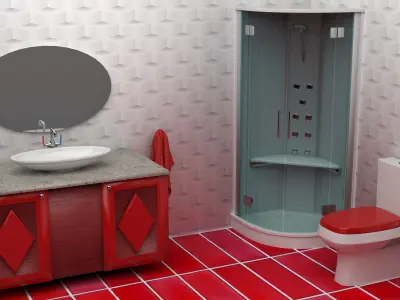Bathroom 5  3D model
