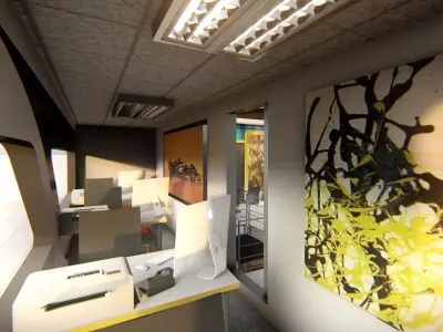 McLaren Formula1 Paddock Concept 3D model