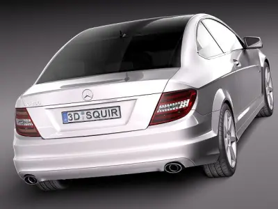 Mercedes-Benz C coupe 2 3D model