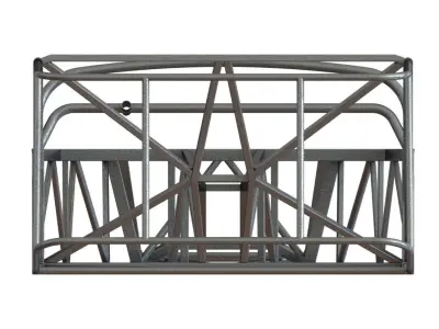 Locost seven chassis   Caterham  and Lotus 7 inspiration 3D model