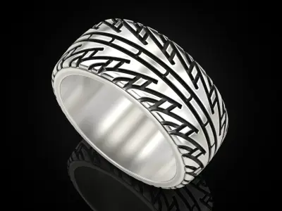 Car tires ring protector version 2 3D print model