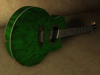 Ibanez EP7 Steve Vai Guitar 3D model