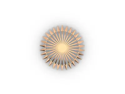 Star Interior Hanging design 3D print model