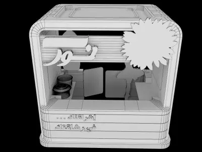 Booth Exhibition Stand a436b 3D model