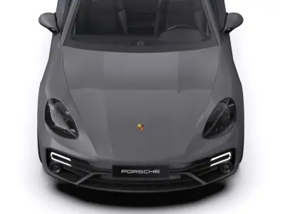 Porsche Panamera Turbo S 2022 3D model