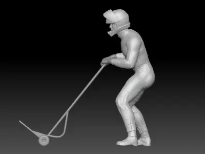 FORMULA ONE PIT STOP 3 3D print model