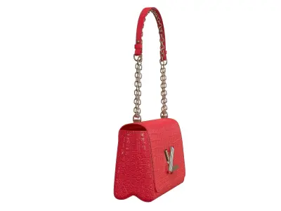 Louis Vuitton Bag Twist Crocodile Coral Pink 3D model
