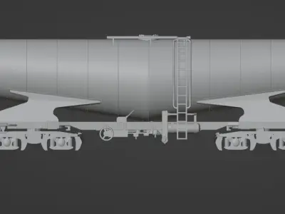 H0 1-87 scale Zacns slurry tank car 3D print model