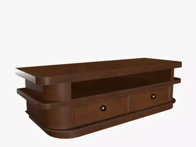 Medieval Wall Mirror Cabinet V01 Low-poly 3D model