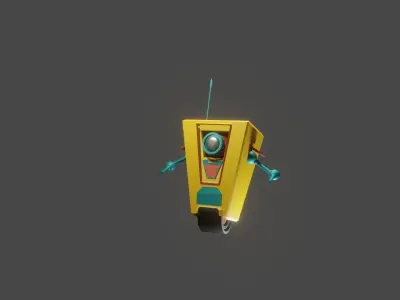 Borderlands Claptrap 3d model NEW YEAR SALE Free 3D model