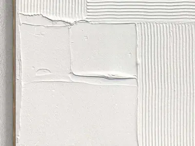 Plaster Two Photo Frame 123 Low-poly 3D model