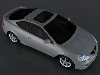 Acura RSX Type-S Low-poly 3D model