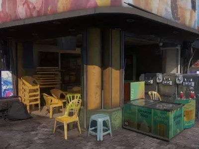 BURNSROAD CAFE  3D model