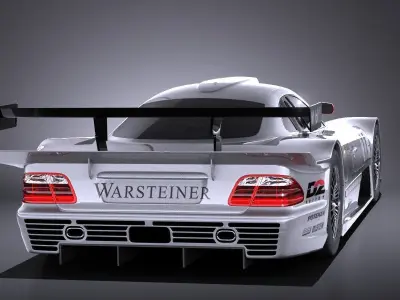Mercedes-Benz CLK GTR 1998 VRAY 3D model
