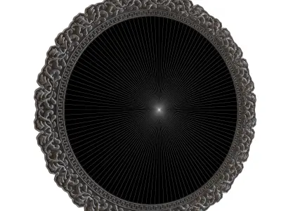 Ornamental Mirror 01 3D model