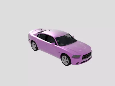 2011 Dodge Charger Low-poly 3D model