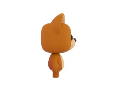 Cartoon Dog 3D model 3