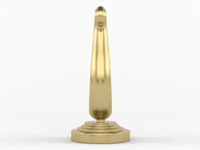 Golden Lyre 3D model