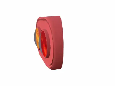 Back Light Low-poly 3D model