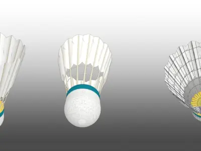 Collections Ball-Sport Low-poly 3D model
