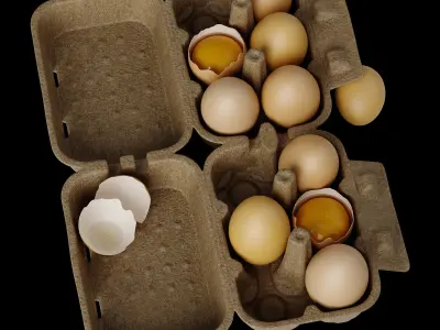 Kitchen decorative set 3D model