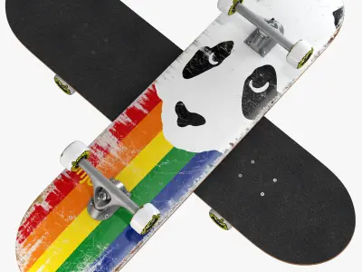 decorative set white 3D model