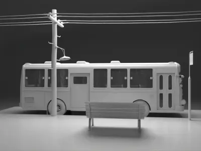 The Bus 3D model