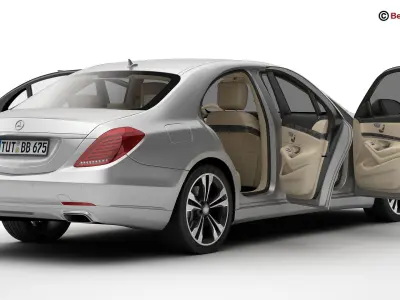 Mercedes S Class 2014 3D model