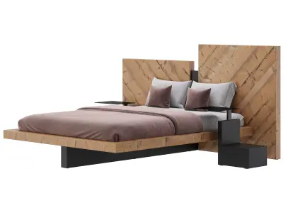 Nazare Bed 3D model