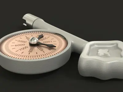 Tachograph key 3D model