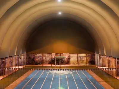 VR Swimming Pool Low-poly 3D model