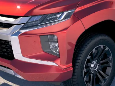 Mitsubishi L200 crew cab 2019 3D model