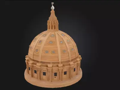 Dome Model  Classic Geometry for Grand Architectural Statements 3D model