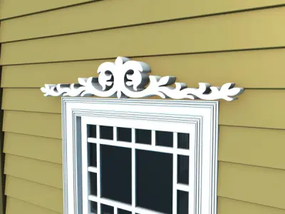 Window Header 3 3D model