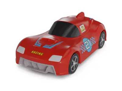 Cars and action games Toy Car Low-poly 3D model