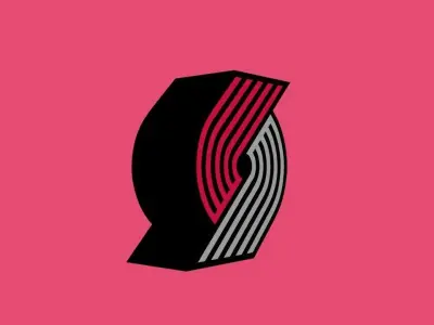 Portland Trail Blazers Team Logo 3D model