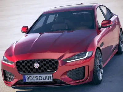 Jaguar XE R-Dynamic 2020 3D model