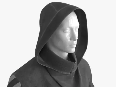 Hoodie Low-poly 3D model