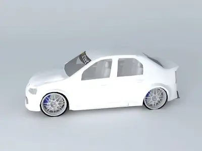 Dacia tuning Free 3D model