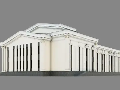 Theatre Building ID070 3D model