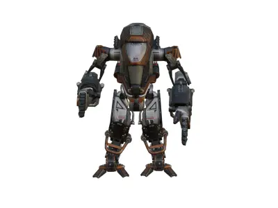 SCI FI ROBOT Low-poly 3D model