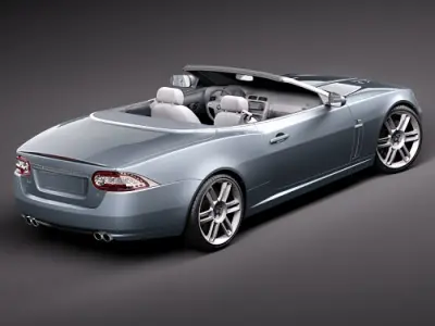 Jaguar XKR Convertible 3D model