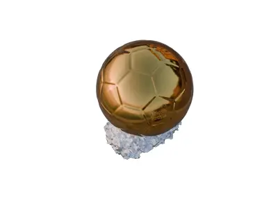 Ballon Dor  France Football  - Golden Ball -  Fifa Ballon dOr 3D model