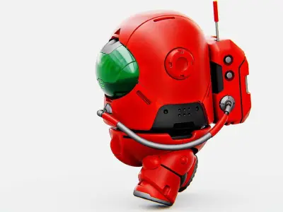 AMONG US CHARACTER b Rigged for Unreal Engine - Unity - MIXAMO 3D model