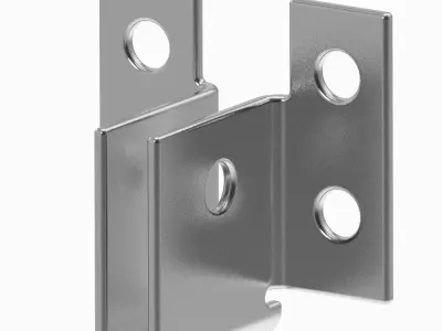 Steel U Bracket 3D print model