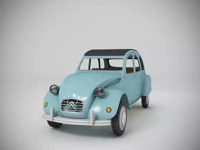 Citroen 2 CV 3D model
